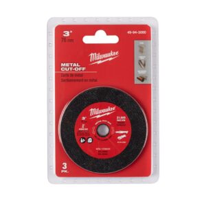 Milwaukee 49-94-3000 3" Metal Cut Off Wheel 3-Pack