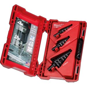 Milwaukee 48-89-9399 Step Drill Bit Set Metric - 3PC