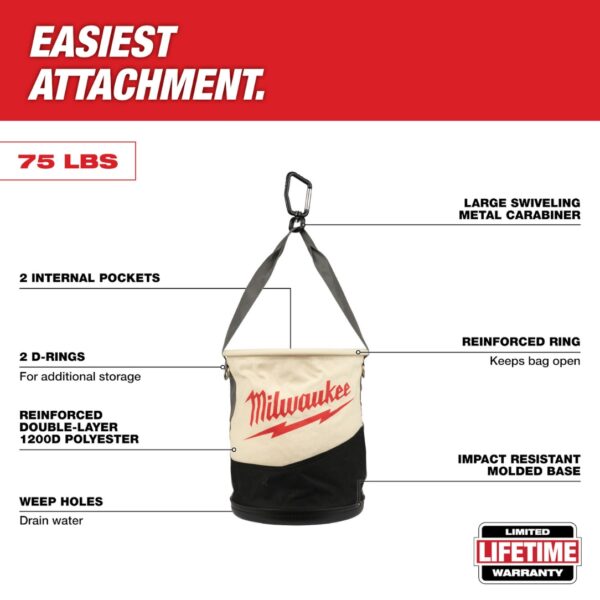 Milwaukee 48-22-8270 Canvas Utility Bucket