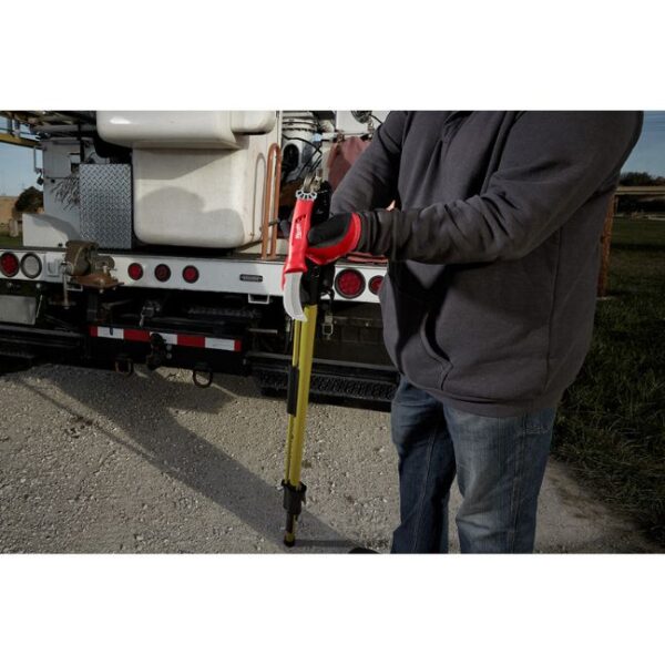 Milwaukee 48-22-1923 Lineman’s Blunt Tip Hawkbill Knife with STICKWORK 3-in-1 Ring