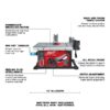 Milwaukee 2736-20 M18 FUEL 8-1/4" Table Saw with ONE-KEY - Tool Only