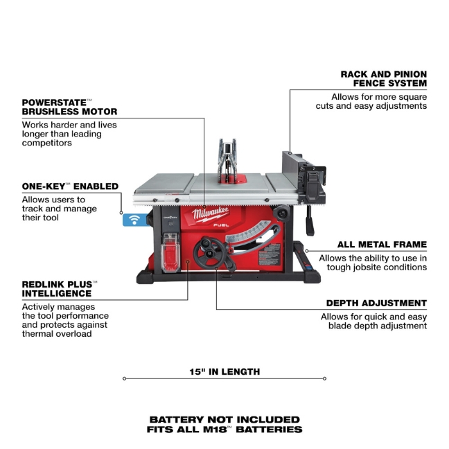 Milwaukee 2736-20 M18 FUEL 8-1/4