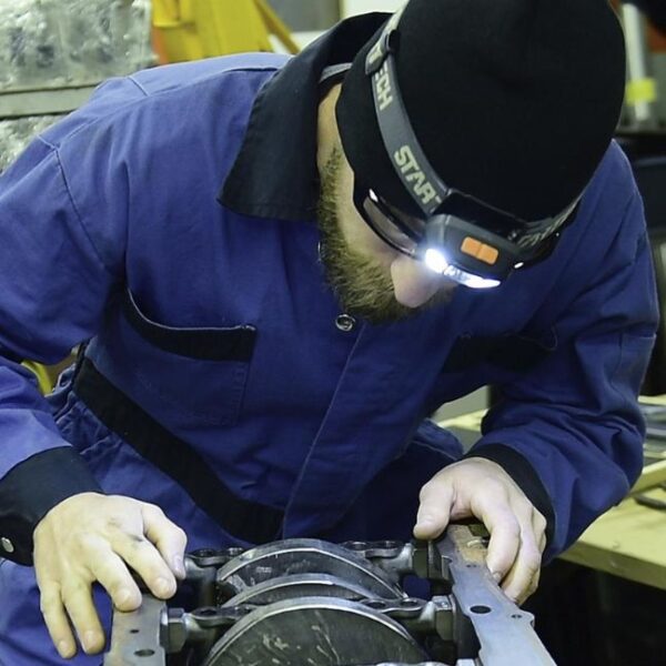 Startech 849823 JUHL-250 SMD 250 Lumens Rechargeable COB Headlamp