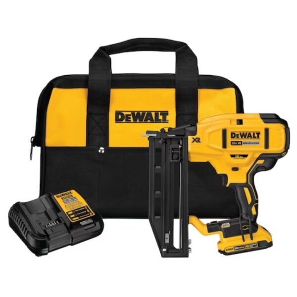 DeWalt DCN662D1 20V MAX 16GA Straight Finish Nailer Kit DeWalt DCN662D1 20V MAX 16GA Straight Finish Nailer Kit