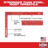 Milwaukee MLSQ124 400 mm x 600 mm Aluminum Framing Square