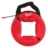 Milwaukee 48‐22‐4165 100ft Polyester Fish Tape with Non-Conductive Tip
