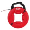 Milwaukee 48‐22‐4197 200ft Polyester Fish Tape with Flexible Metal Leader