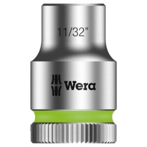 Wera 003571 8790 HMB Zyklop socket 11/32" with 3/8" drive