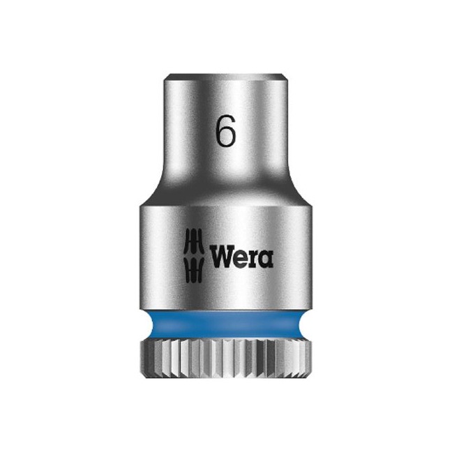 Wera WER003505 Zyklop Socket 1/4in Drive 6mm 