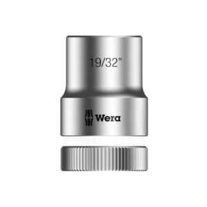 Wera 003622 8790 HMC Zyklop socket 19/32" with 1/2" drive