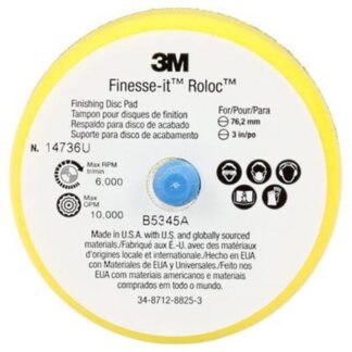 3M 7000000573 Finesse-it Roloc Finishing Disc Pad 14736U 3"