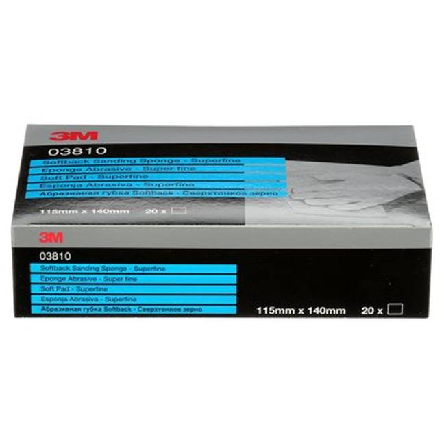 XM Softback Sanding Sponge – Ultrafine #500-#600 Grit, 114mm X 139mm, For Sanding & Polishing, Model Making
