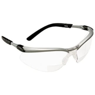 3M 7000127491 11376 BX Reader +2.50 Magnified Safety Glasses-Clear