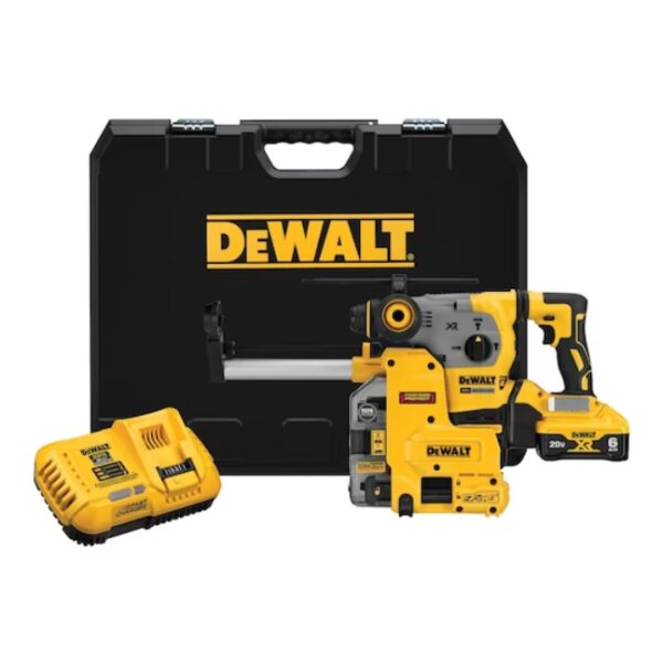 DeWalt DCH293R2DH 20V MAX XR 1-1/8" Brushless L-Shape SDS-Plus Rotary Hammer Kit