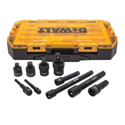 DeWalt DWMT74741 Metric Tool Kit 3/8" & 1/2'' Socket Adapter Set 10pc