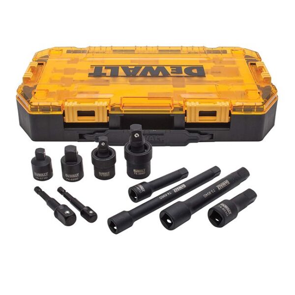 DeWalt DWMT74741 Metric Tool Kit 3/8" & 1/2'' Socket Adapter Set 10pc