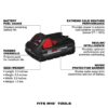 Milwaukee 48-11-1835 M18 REDLITHIUM HIGH OUTPUT CP3.0 Battery (1) Milwaukee 48-11-1835 M18 REDLITHIUM HIGH OUTPUT CP3.0 Battery