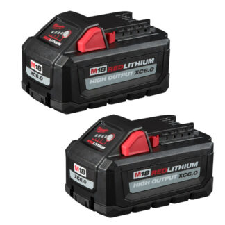 Milwaukee 48-11-1862 M18 REDLITHIUM HIGH OUTPUT XC6.0 Battery Pack 2-Pack