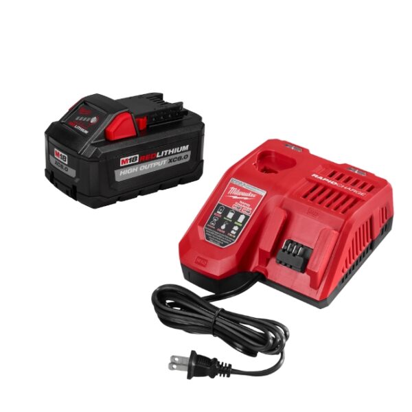 Milwaukee 48-59-1880 M18 REDLITHIUM HIGH OUTPUT XC8.0 Starter Kit