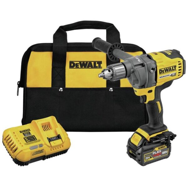 DeWalt DCD130T1 60V MAX Mixer Drill Kit With E-Clutch System