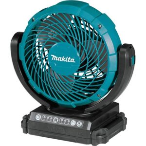 Makita DCF102Z 18V or Electric Jobsite Swing Fan