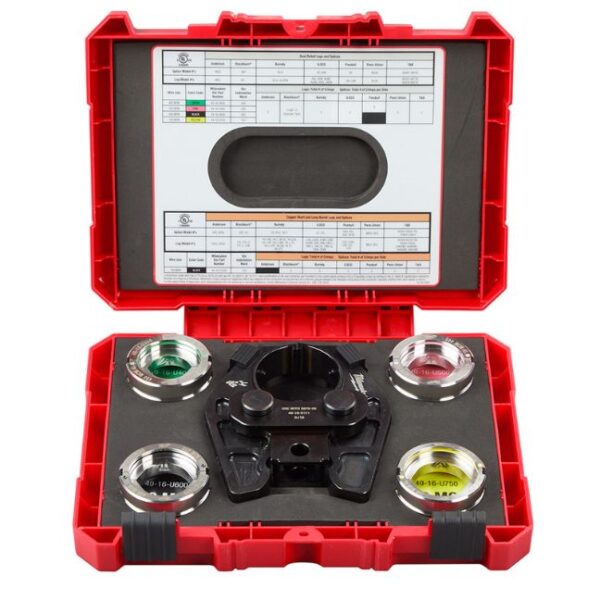 Milwaukee 49-16-750A 750 MCM Cu/Al Crimping Jaw with 400-750 MCM Al 6T U Style Dies