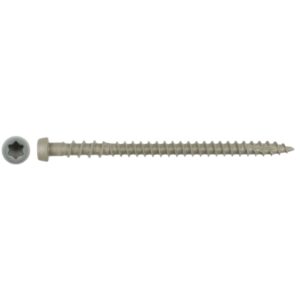 Simpson Strong-Tie DCU234SGR QUIK DRIVE #10 x 2-3/4" Collated Composite Deck Screws - Gray
