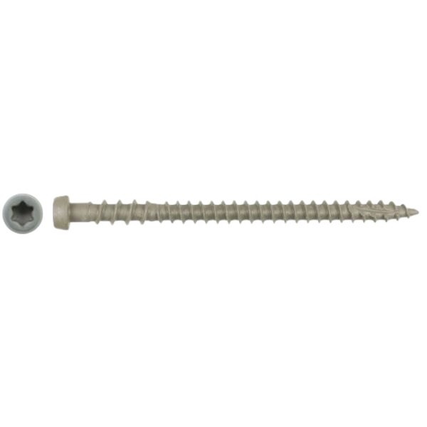 Simpson Strong-Tie DCU234SGR QUIK DRIVE #10 x 2-3/4" Collated Composite Deck Screws - Gray Simpson Strong-Tie DCU234SGR QUIK DRIVE #10 x 2-3/4" Collated Composite Deck Screws - Gray
