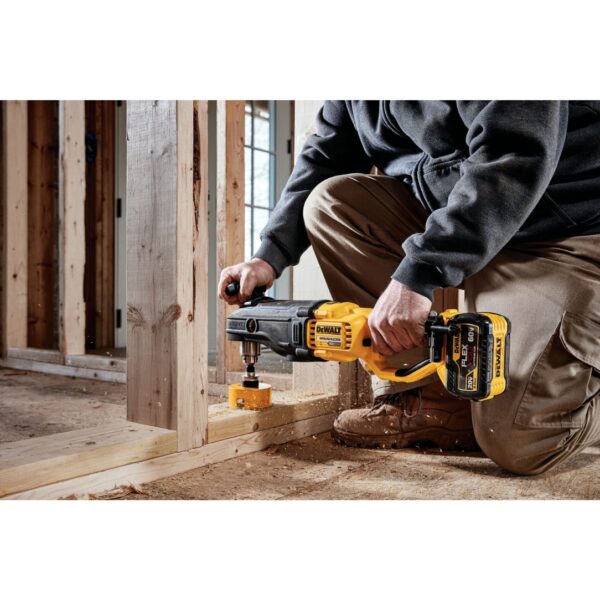 DeWalt DCD470X1 60V MAX In-Line Stud and Joist Drill Kit with E-Clutch System
