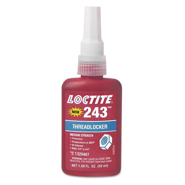 Loctite 1329467 THREADLOCKER 243 Blue Loctite 1329467 THREADLOCKER 243 Blue