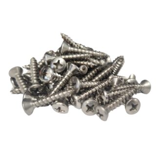 Sheet Metal Screw Oval Head Phillips Drive - Stainless Steel