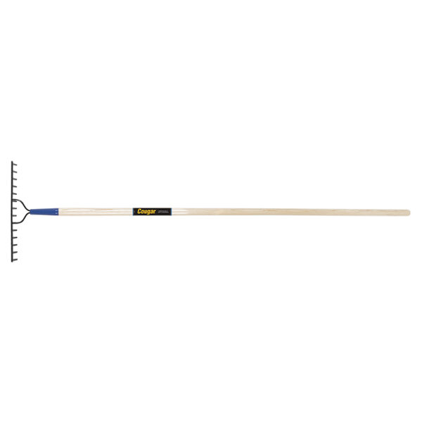 Garant CCR14 Double Back Level Rake with Wood Handle
