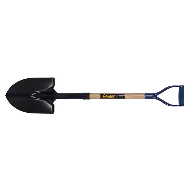 DuraDrive 26905 60 in Ash Wood Long Handle Round Point Shovel 
