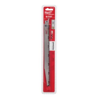 Milwaukee 48-00-1301 9" 5TPI Bi-Metal SAWZALL Blade for Wood Cutting 5-Pack