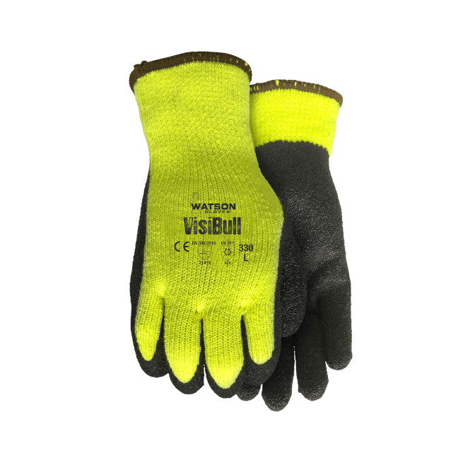 Watson 330 Visibull Hi-Viz Cut Resistant Winter Work Gloves