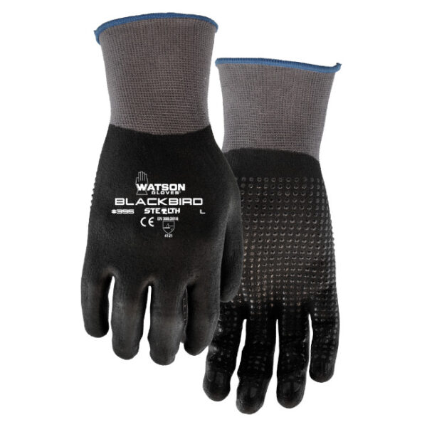 Watson 395 Stealth Blackbird Microfoam Nitrile Cut Resistant Gloves Watson 395 Stealth Blackbird Microfoam Nitrile Cut Resistant Gloves