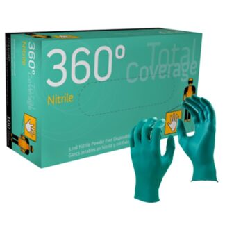 Watson 4444PF 360° Total Coverage Gloves - 5 mil Teal