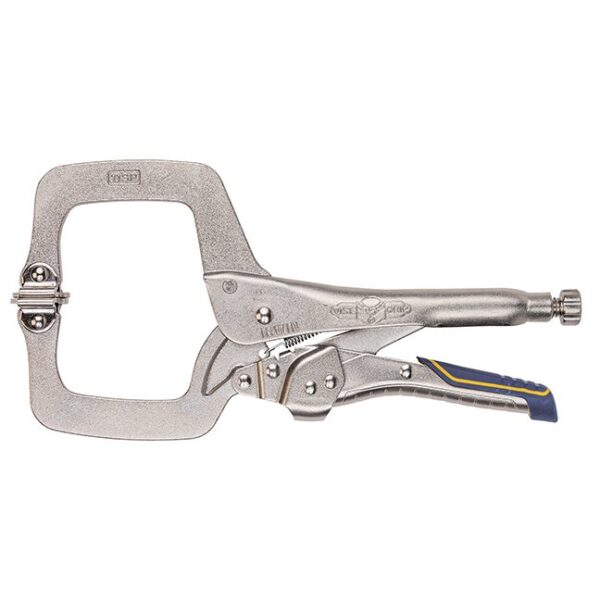 Irwin IRHT82586 11SP Fast Release Vise-Grip 11" Locking C-Clamps with Swivel Pads
