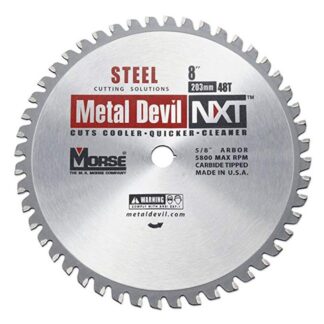 MK Morse 101394 8" 48T Metal Devil NXT Circular Saw Blade
