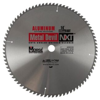 MK Morse 101660 14" 80T Metal Devil NXT Circular Saw Blade