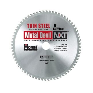 MK Morse 101813 9" 68T Metal Devil NXT Circular Saw Blade
