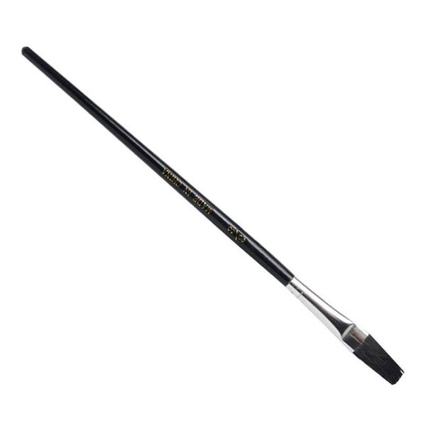 Dynamic HCLJ8375 10mm Flat Bristle Hobby and Paint Brush