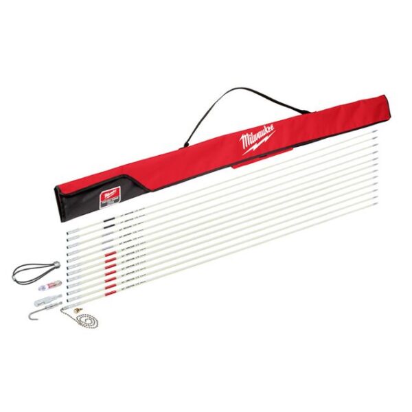 Milwaukee 48-22-4156 60ft Electrical Fish Stick Combo Kit Milwaukee 48-22-4156 60ft Electrical Fish Stick Combo Kit