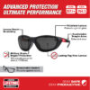 Milwaukee 48-73-2045 Polarized Performance Safety Glasses-Smoke