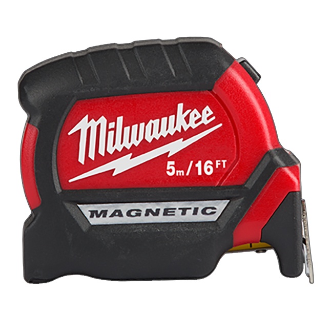 Milwaukee 48-22-0317 5m/16ft Compact Wide Blade Magnetic Tape Measure