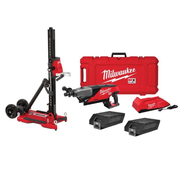 Milwaukee MXF301-2CXS MX FUEL Handheld Core Drill Kit with Stand