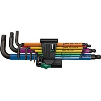 Wera 022089 950/9 Hex-Plus Multicolour Metric Allen L-Key Set