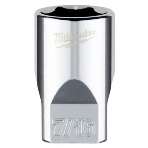 Milwaukee 45-34-9008 1/4" Drive 7/16" SAE 6-Point Standard Socket