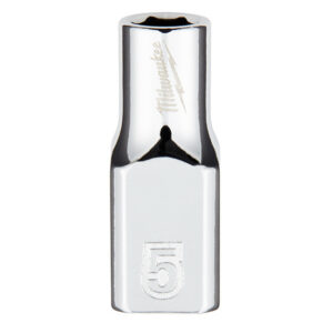 Milwaukee 45-34-9030 1/4" Drive 5mm Metric 6-Point Standard Socket