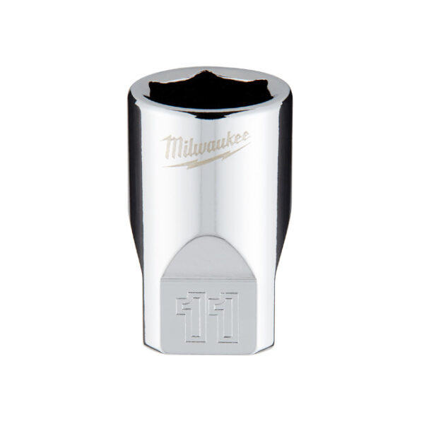 Milwaukee 45-34-9037 1/4" Drive 11mm Metric 6-Point Standard Socket